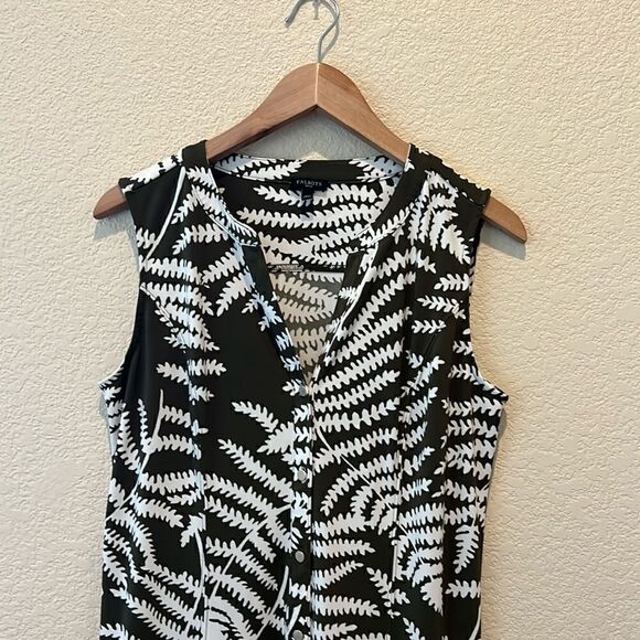 TALBOTS BOTANICAL MAXI SHIRTDRESS - Picture 6 of 13